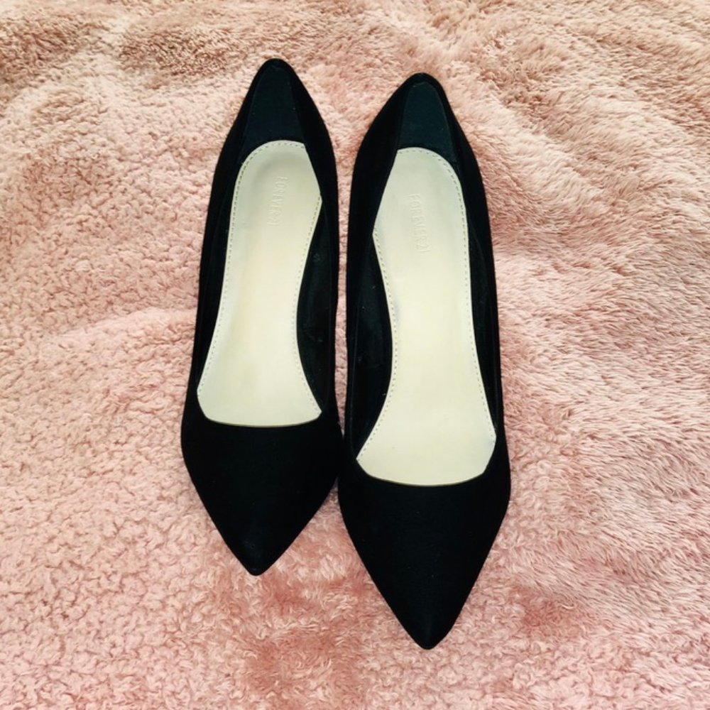 Black Velvet Stilettos